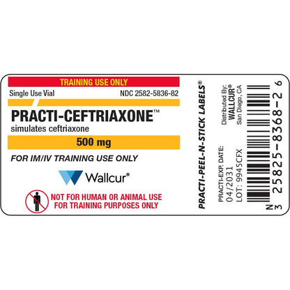 Wallcur-Practi-Ceftriaxone Rocephin Label-MedTech-1