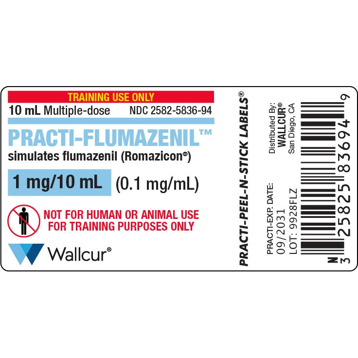 Wallcur-Practi-Flumazenil Romazicon Label-MedTech-1