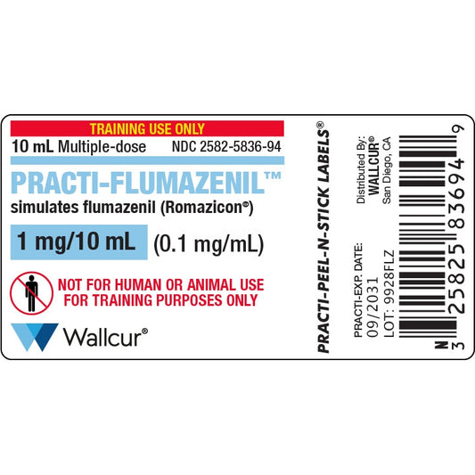 Wallcur-Practi-Flumazenil Romazicon Label-MedTech-1