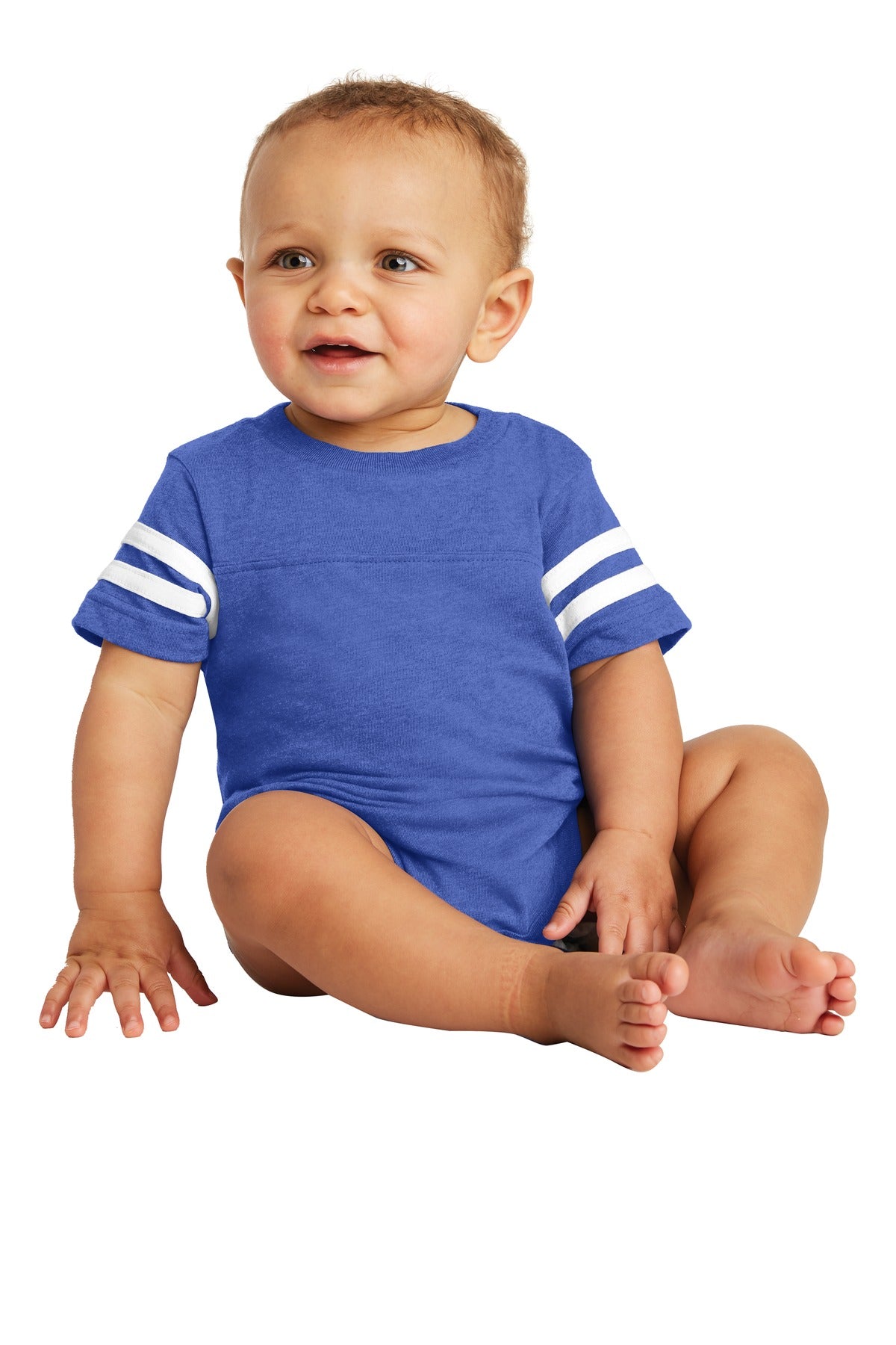 Rabbit Skins- Rabbit Skins™ Infant Football Fine Jersey Bodysuit. RS4437-Medtech- 4