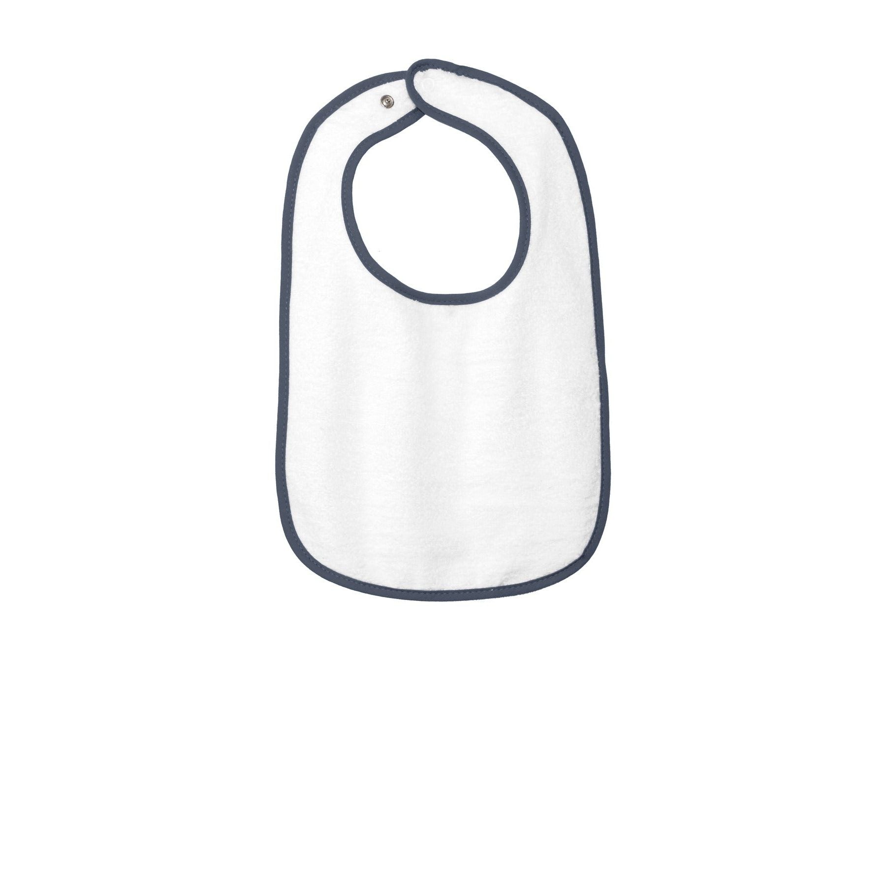 Rabbit Skins-Rabbit Skins™ Infant Contrast Trim Terry Bib. RS1003-MedTech-4