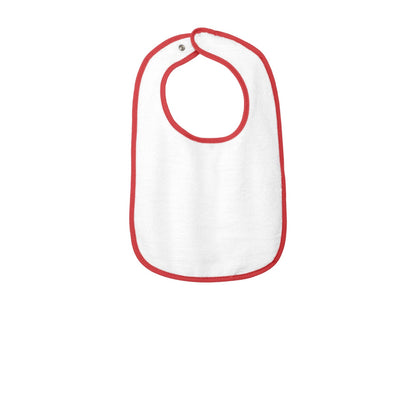 Rabbit Skins-Rabbit Skins™ Infant Contrast Trim Terry Bib. RS1003-MedTech-6