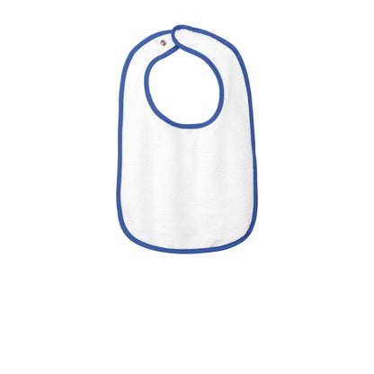 Rabbit Skins-Rabbit Skins™ Infant Contrast Trim Terry Bib. RS1003-MedTech-7