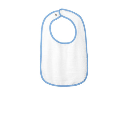 Rabbit Skins-Rabbit Skins™ Infant Contrast Trim Terry Bib. RS1003-MedTech-3