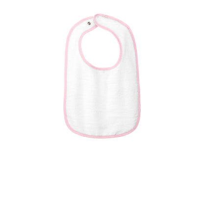 Rabbit Skins-Rabbit Skins™ Infant Contrast Trim Terry Bib. RS1003-MedTech-5