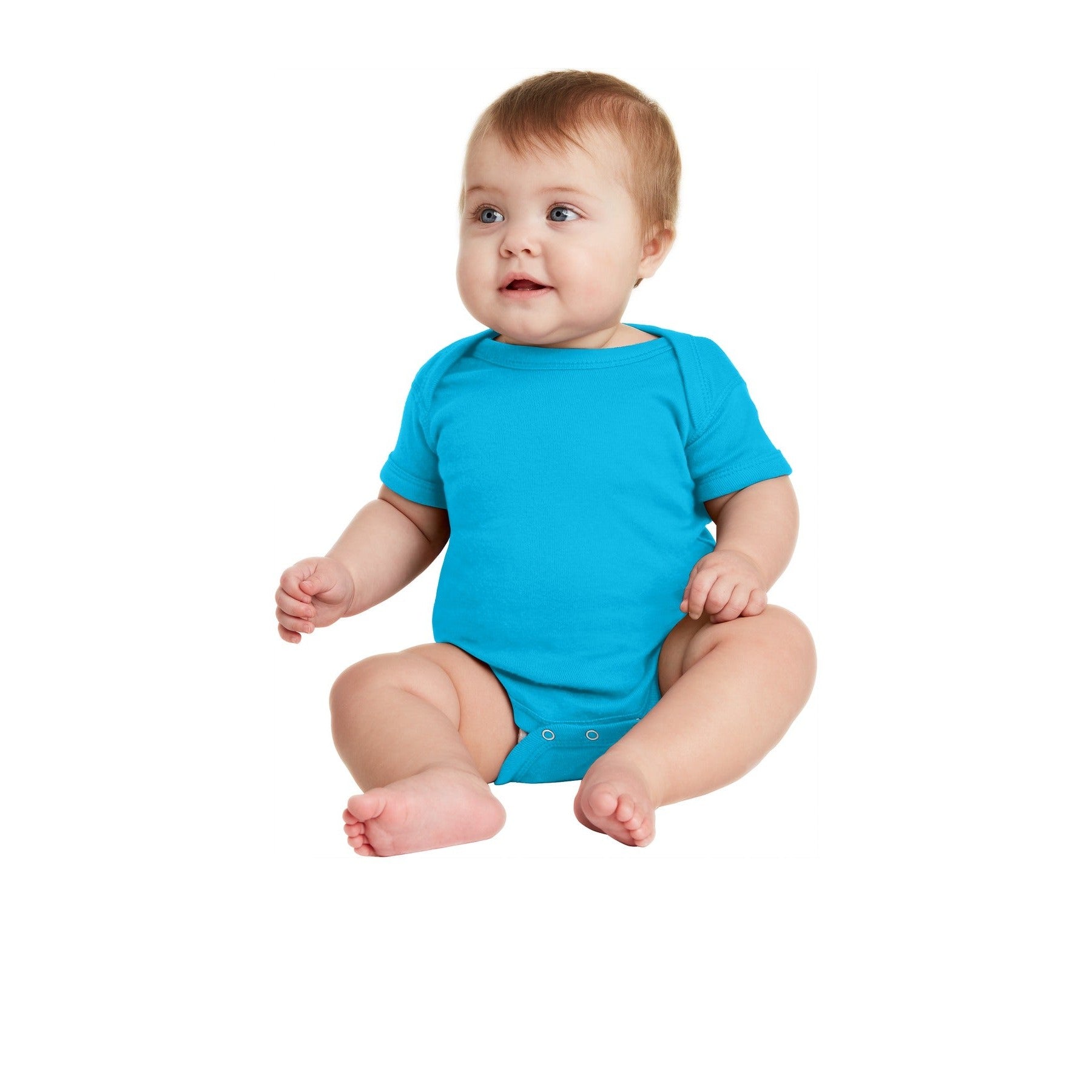 Rabbit Skins-Rabbit Skins™ Infant Short Sleeve Baby Rib Bodysuit. RS4400-MedTech-16