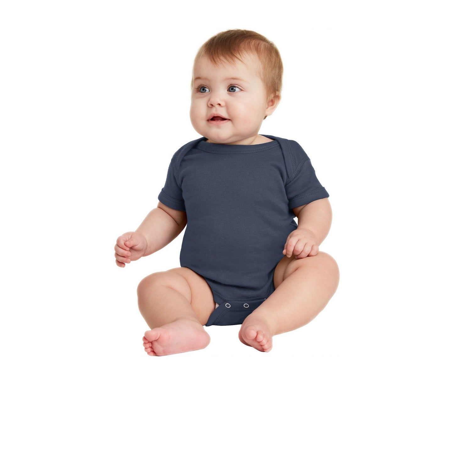 Rabbit Skins-Rabbit Skins™ Infant Short Sleeve Baby Rib Bodysuit. RS4400-MedTech-10