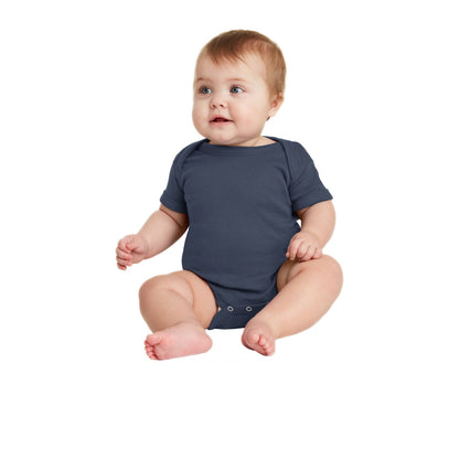 Rabbit Skins-Rabbit Skins™ Infant Short Sleeve Baby Rib Bodysuit. RS4400-MedTech-10