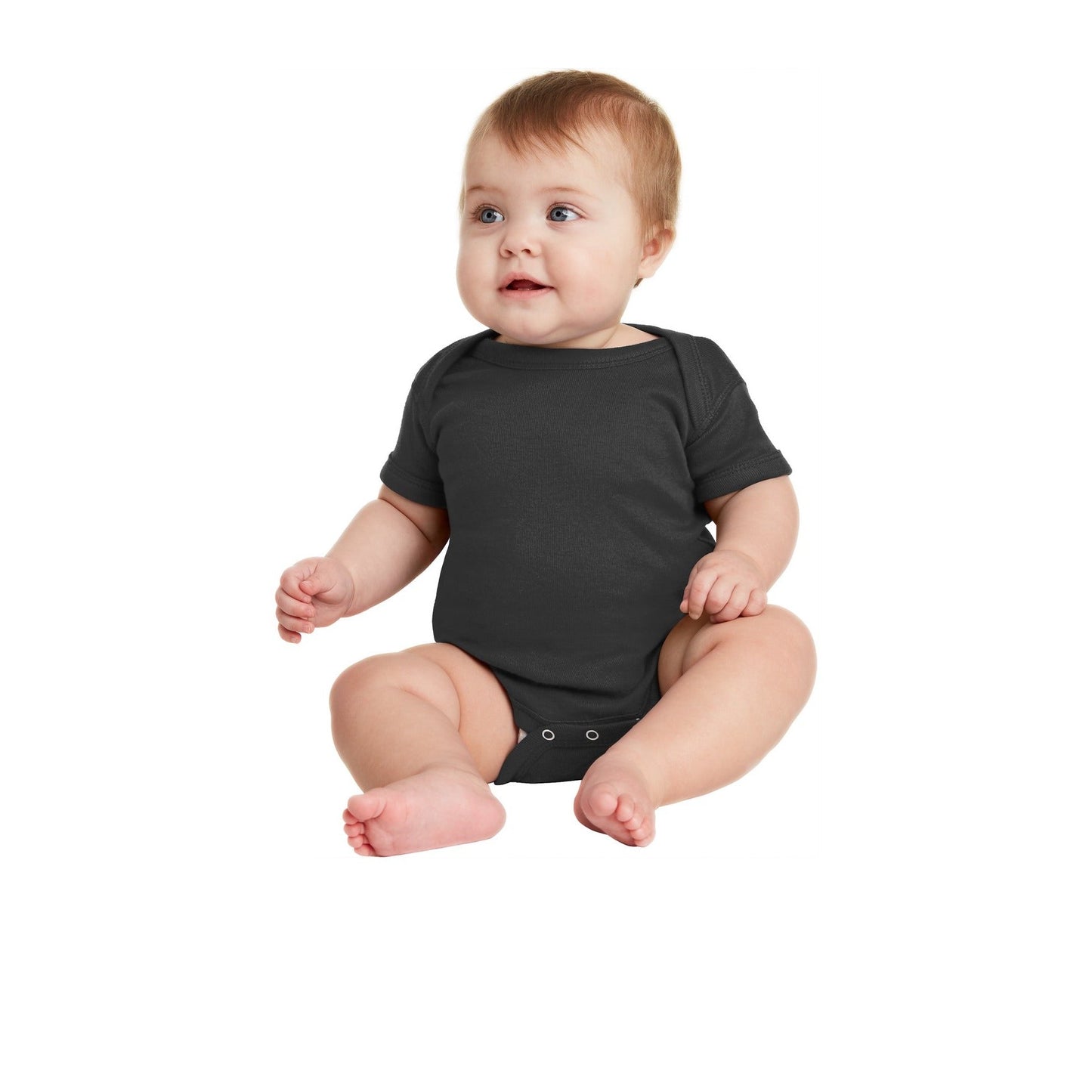 Rabbit Skins-Rabbit Skins™ Infant Short Sleeve Baby Rib Bodysuit. RS4400-MedTech-2