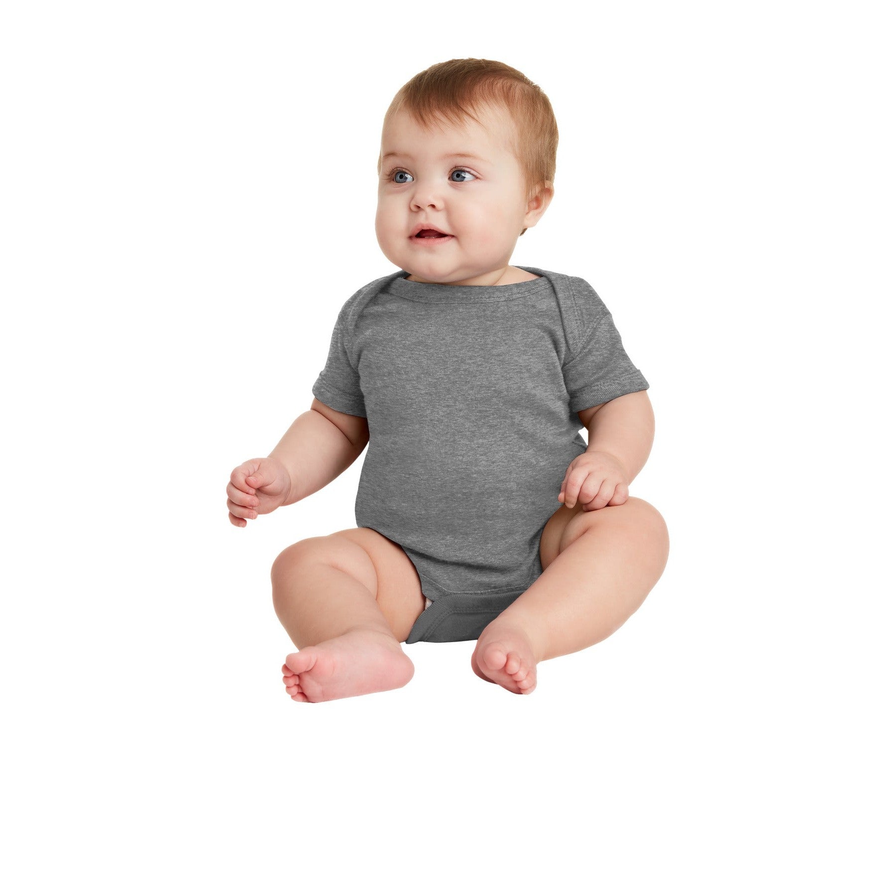 Rabbit Skins-Rabbit Skins™ Infant Short Sleeve Baby Rib Bodysuit. RS4400-MedTech-4