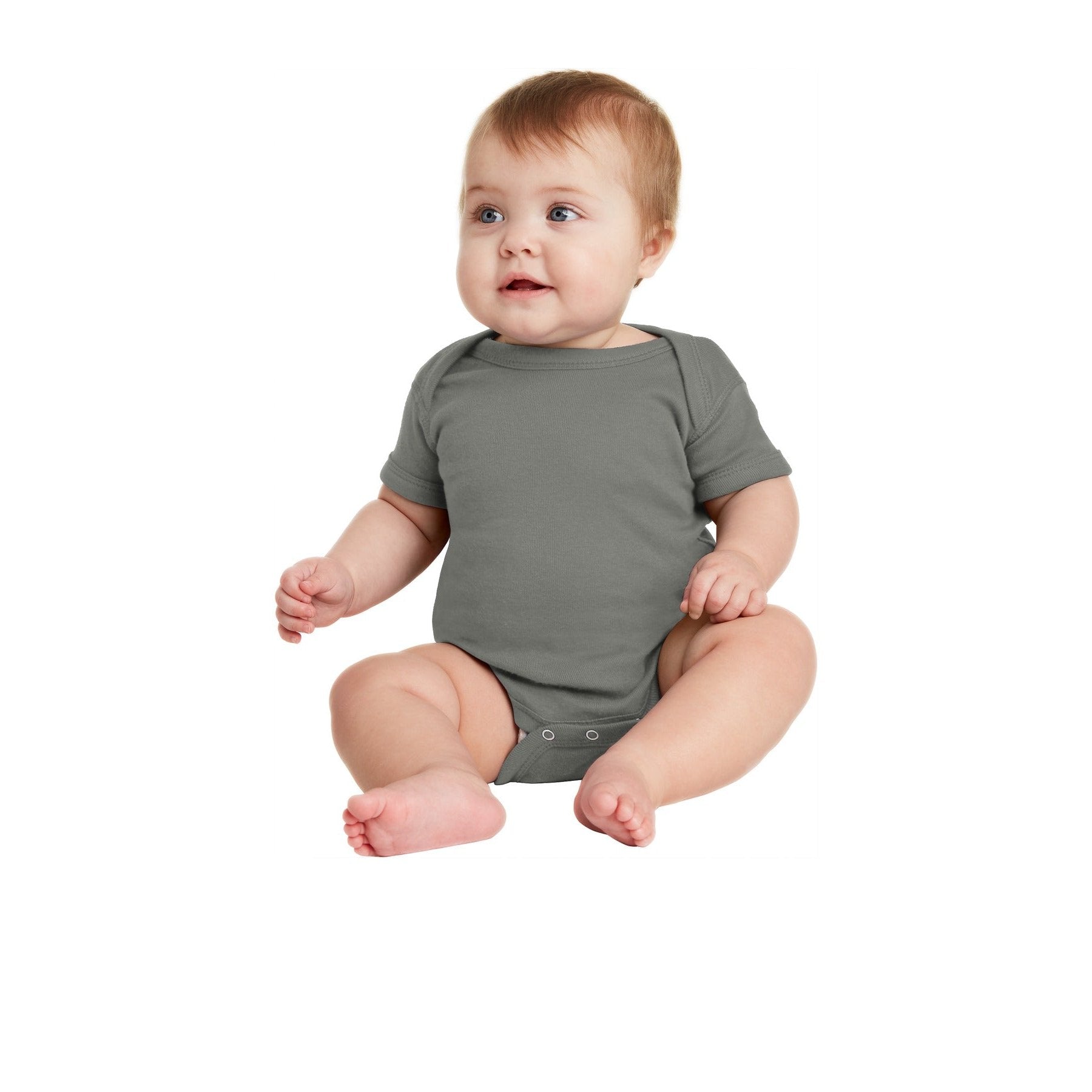 Rabbit Skins-Rabbit Skins™ Infant Short Sleeve Baby Rib Bodysuit. RS4400-MedTech-3