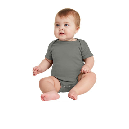 Rabbit Skins-Rabbit Skins™ Infant Short Sleeve Baby Rib Bodysuit. RS4400-MedTech-3