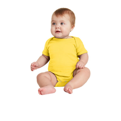 Rabbit Skins-Rabbit Skins™ Infant Short Sleeve Baby Rib Bodysuit. RS4400-MedTech-18