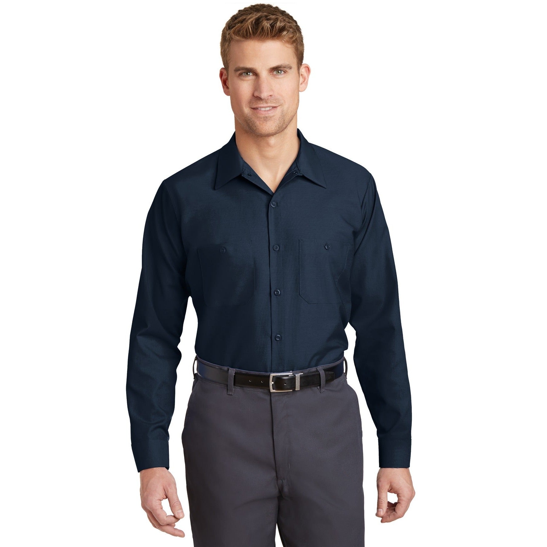 Red Kap-Red Kap® Long Size, Long Sleeve Industrial Work Shirt. SP14LONG-MedTech-7