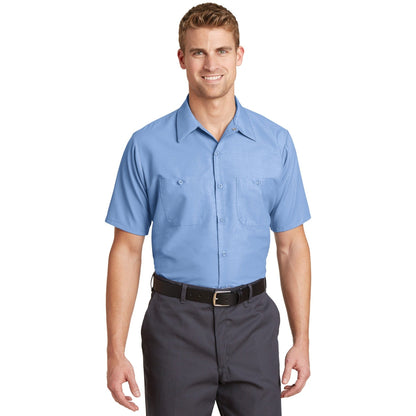 Red Kap-Red Kap® Long Size, Short Sleeve Industrial Work Shirt. SP24LONG-MedTech-4