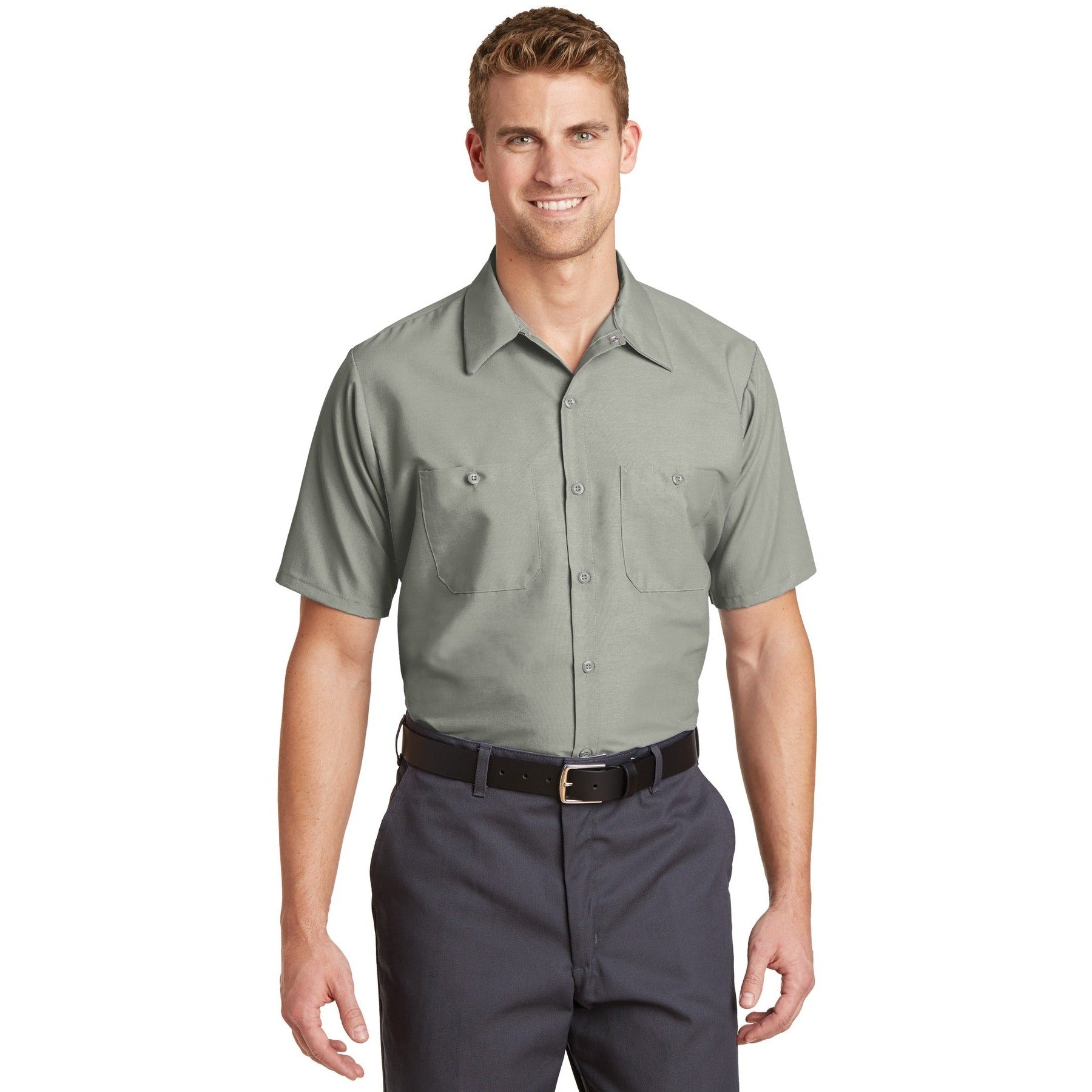 Red Kap-Red Kap® Short Sleeve Industrial Work Shirt. SP24-MedTech-5