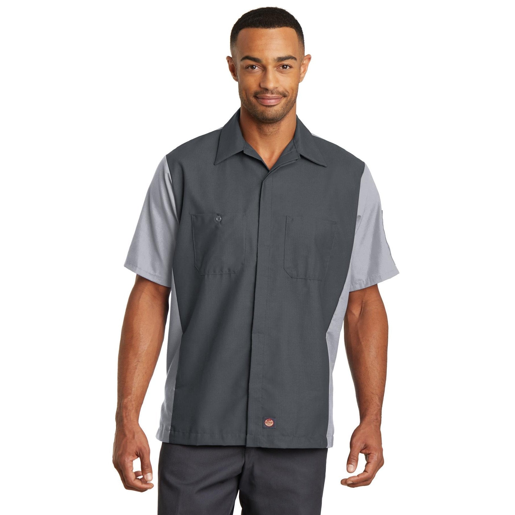 Red Kap-Red Kap® Short Sleeve Ripstop Crew Shirt. SY20-MedTech-3