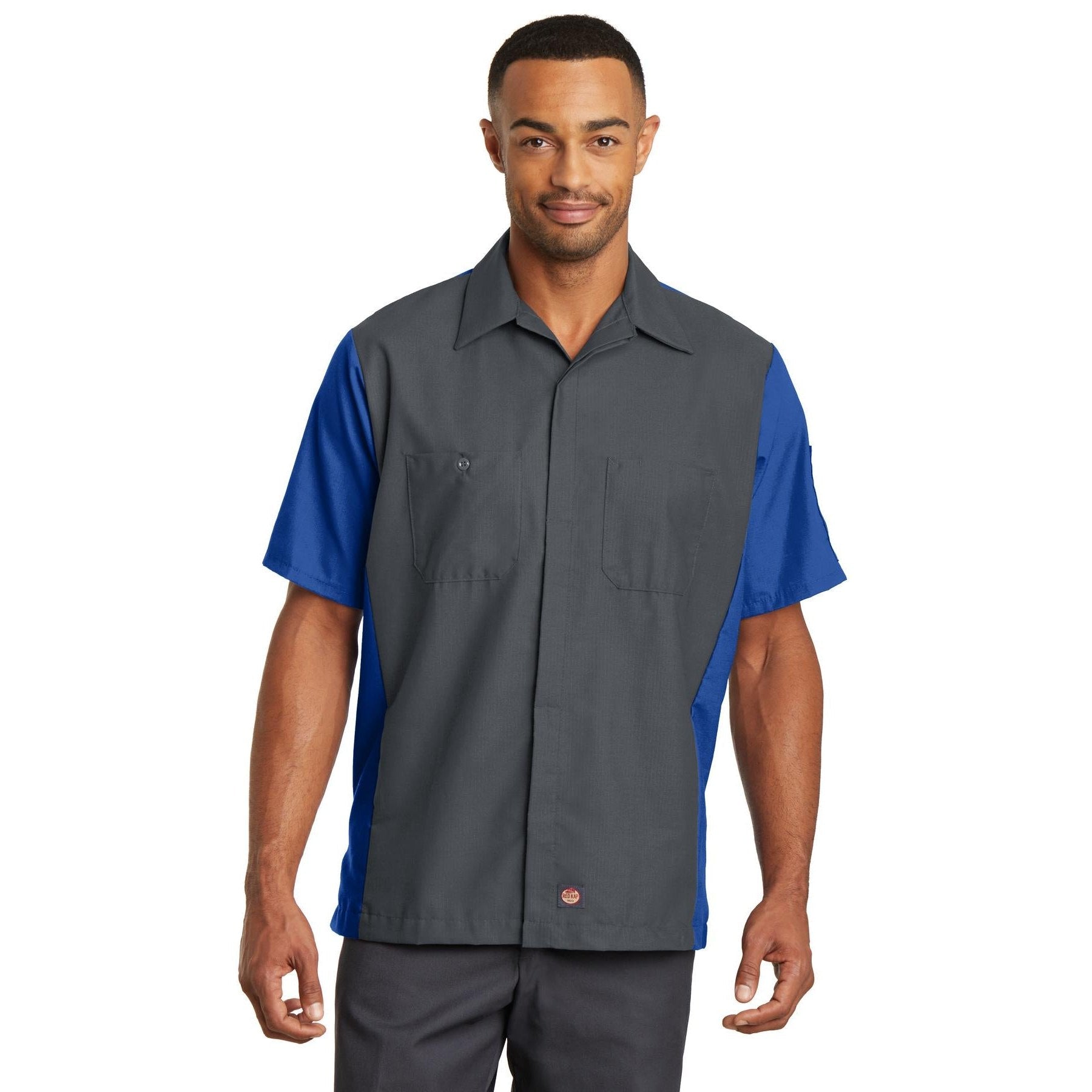 Red Kap-Red Kap® Short Sleeve Ripstop Crew Shirt. SY20-MedTech-4