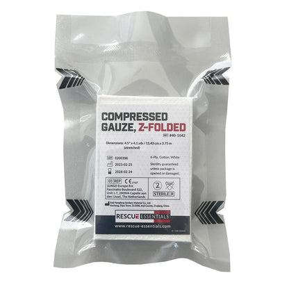 Rescue Essentials-Rescue Essentials® Compressed Gauze, Z-Folded-MedTech-2