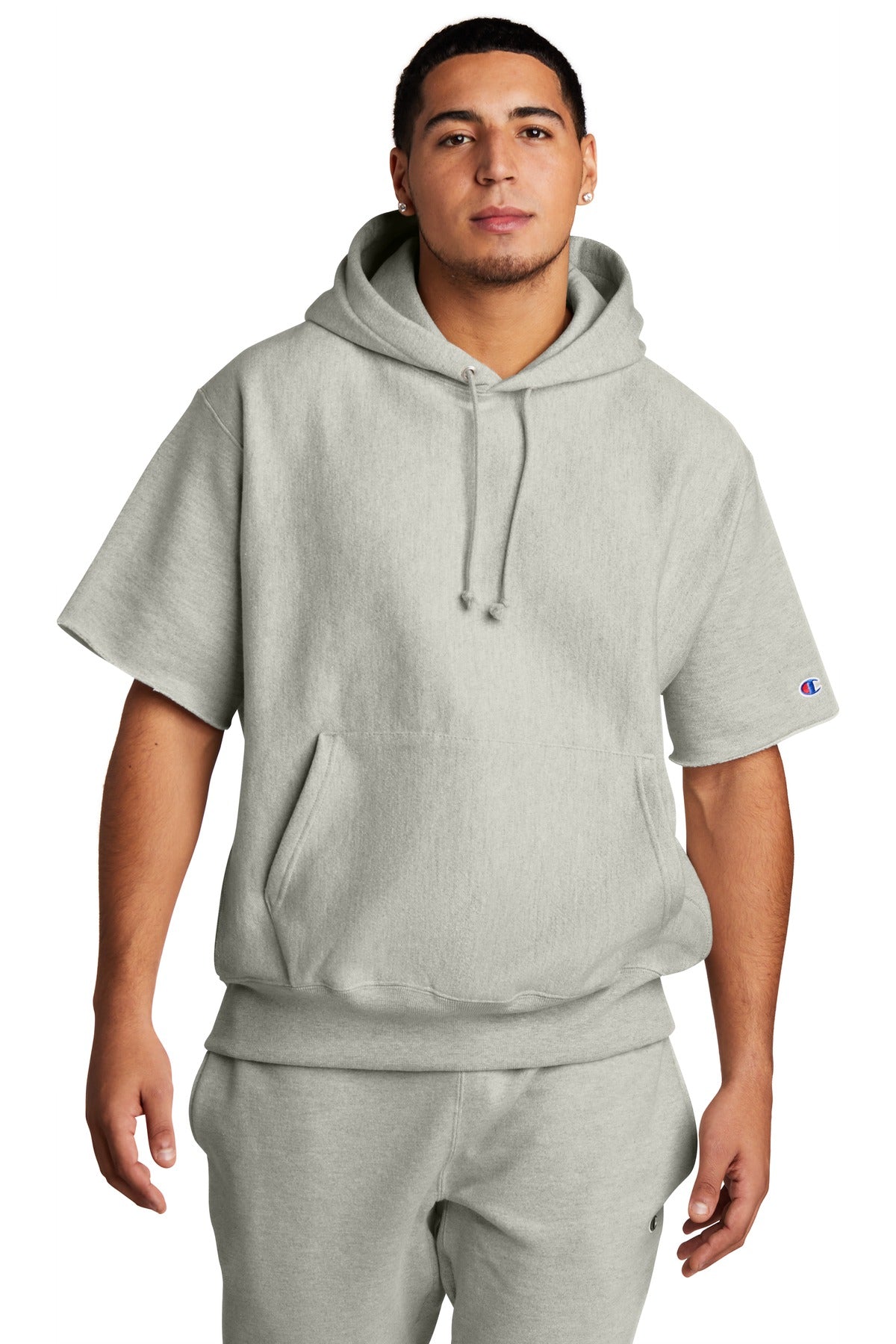 Champion- Champion ® Reverse Weave ® Short Sleeve Hooded Sweatshirt S101SS-Medtech- 3
