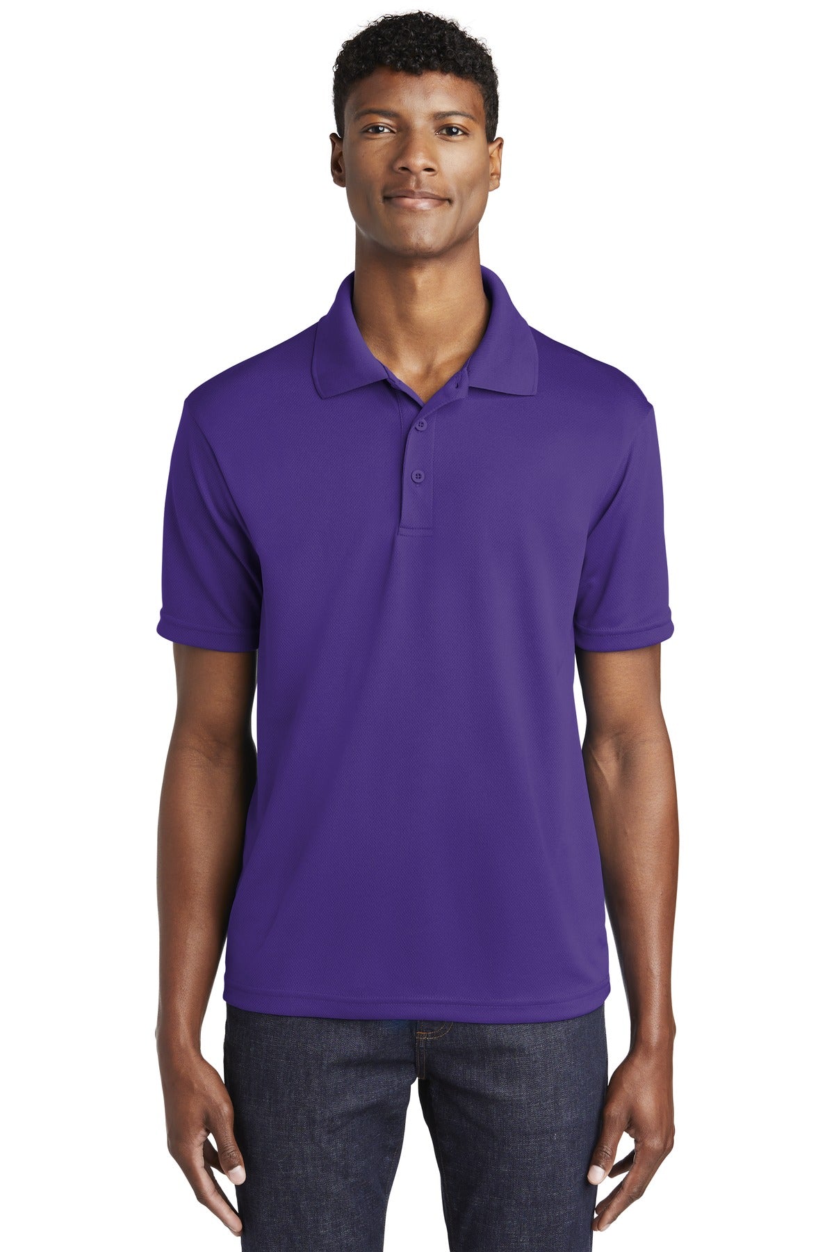 Sport-Tek- Sport-Tek® PosiCharge® RacerMesh® Polo. ST640-Medtech- 14