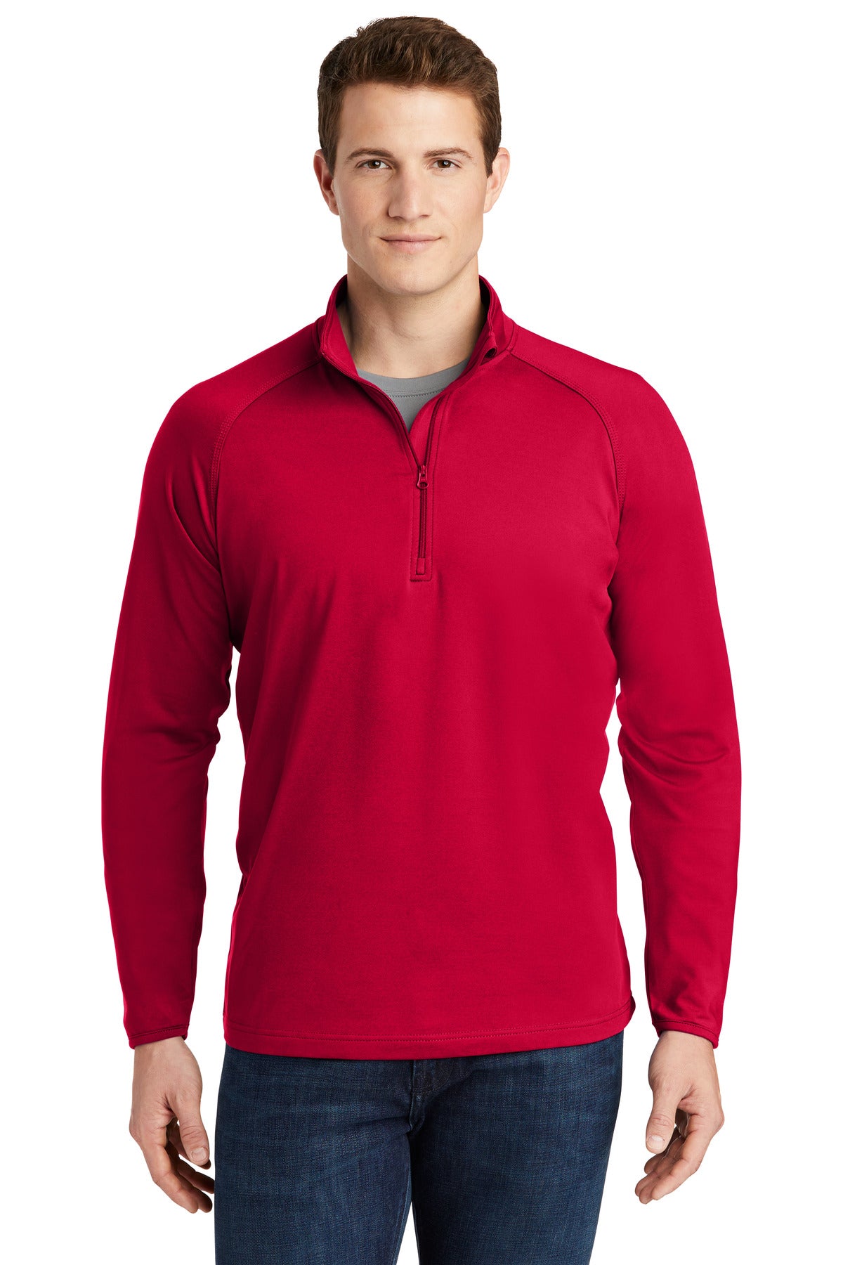 Sport-Tek- Sport-Tek® Sport-Wick® Stretch 1/4-Zip Pullover. ST850-Medtech- 4
