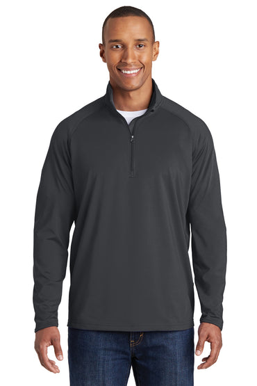 Sport-Tek- Sport-Tek® Sport-Wick® Stretch 1/4-Zip Pullover. ST850-Medtech- 2