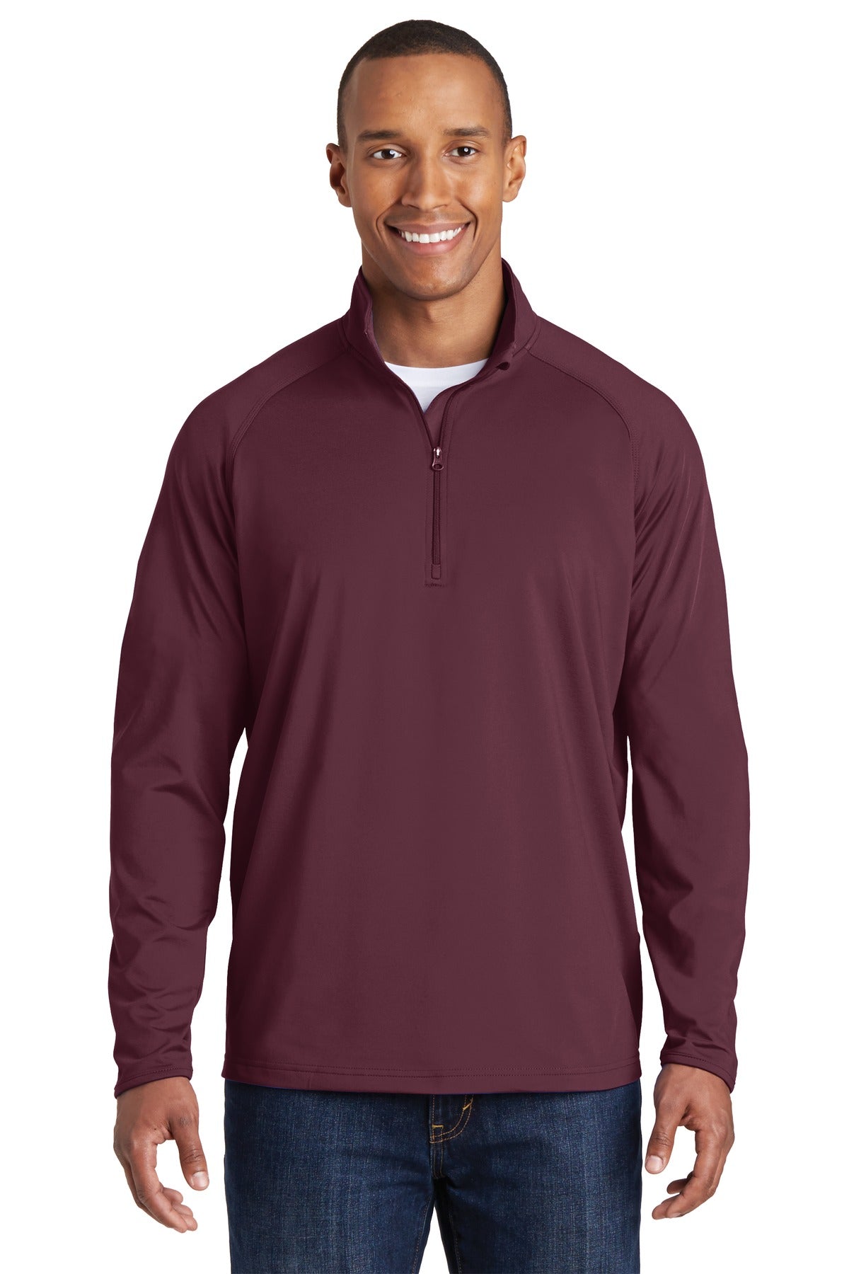 Sport-Tek- Sport-Tek® Sport-Wick® Stretch 1/4-Zip Pullover. ST850-Medtech- 6