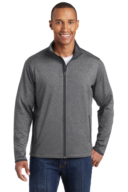 Sport-Tek- Sport-Tek® Sport-Wick® Stretch Contrast Full-Zip Jacket. ST853-Medtech- 4