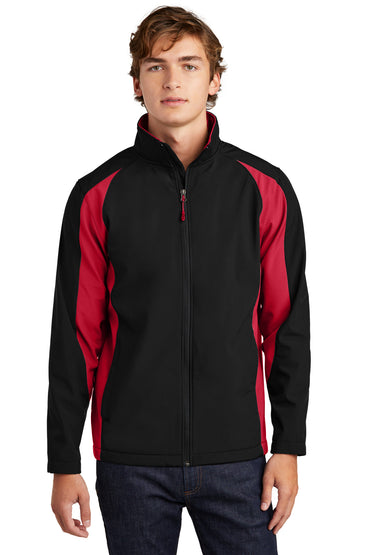 Sport-Tek- Sport-Tek® Colorblock Soft Shell Jacket. ST970-Medtech- 2