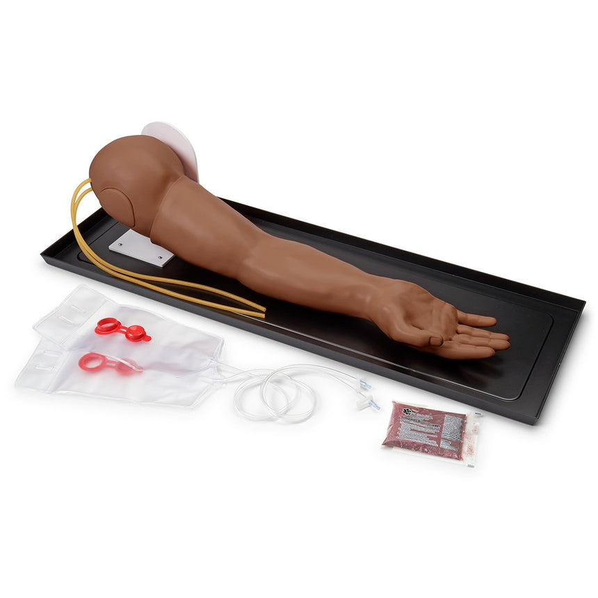  Nasco Healthcare-Simulaids,Deluxe IV Training Arm - Dark-MedTech-1