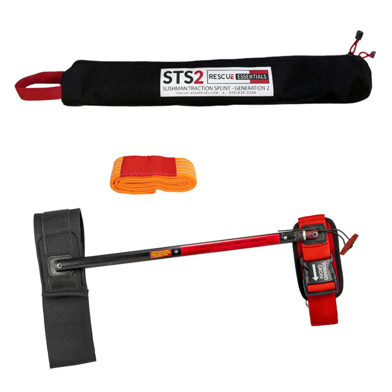 Rescue Essentials- Slishman Traction Splint STS - Gen 2-Medtech- 2