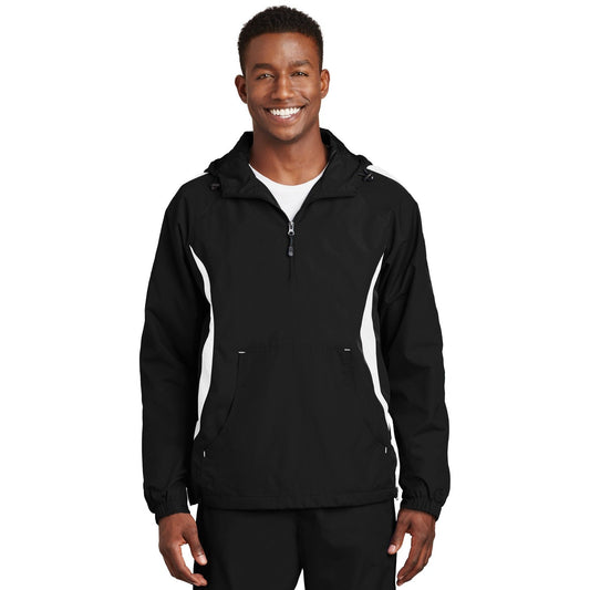 Sport-Tek-Sport-Tek® Colorblock Raglan Anorak. JST63-MedTech-1