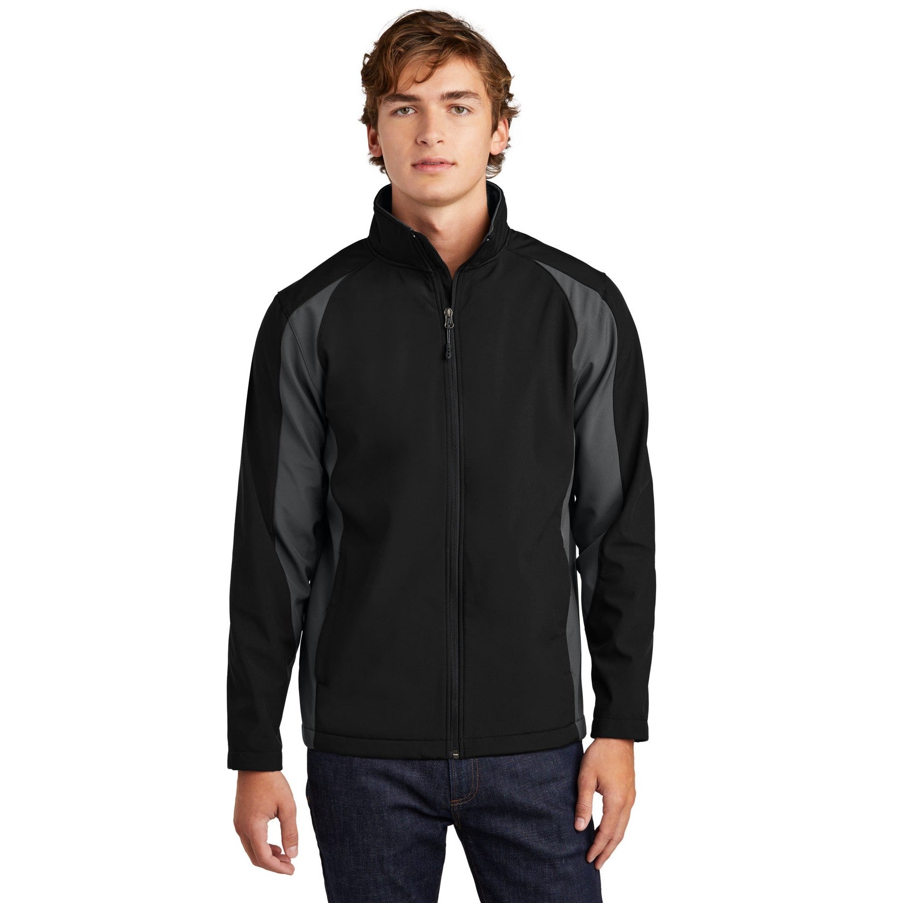Sport-Tek-Sport-Tek® Colorblock Soft Shell Jacket. ST970-MedTech-1