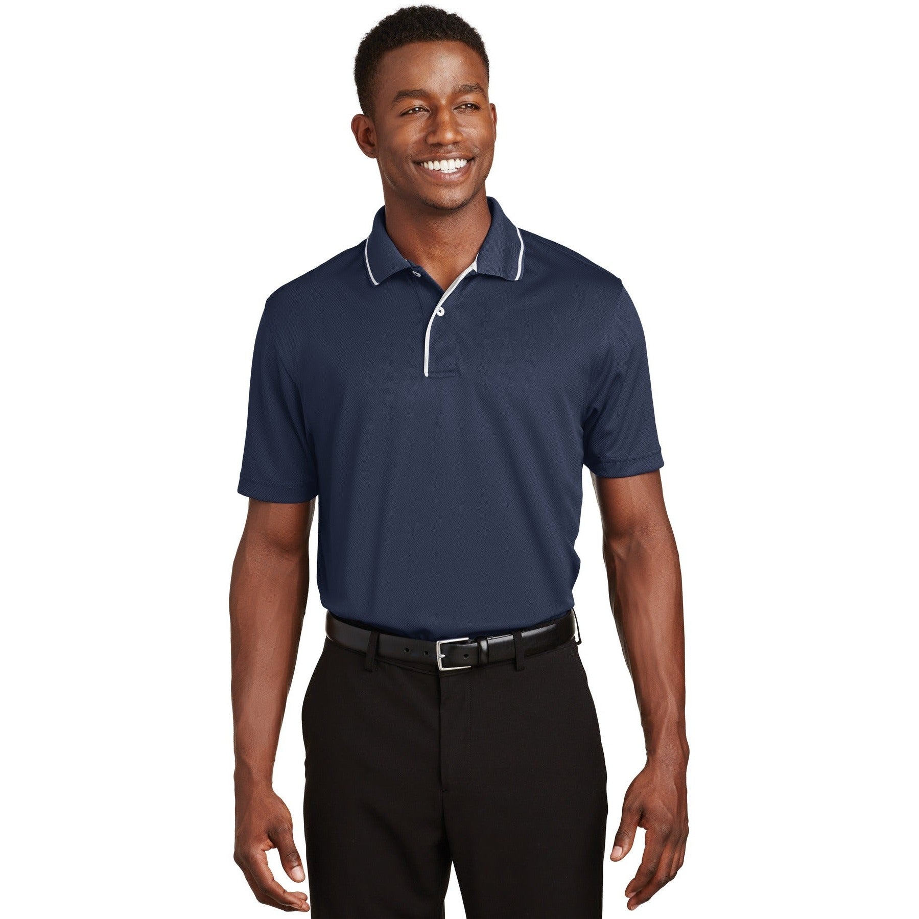 Sport-Tek-Sport-Tek® Dri-Mesh® Polo with Tipped Collar and Piping. K467-MedTech-2