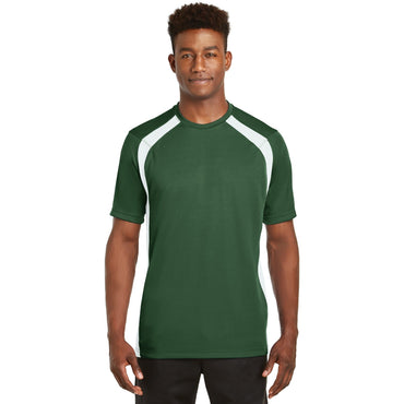 Sport-Tek-Sport-Tek® Dry Zone® Colorblock Crew. T478-MedTech-2