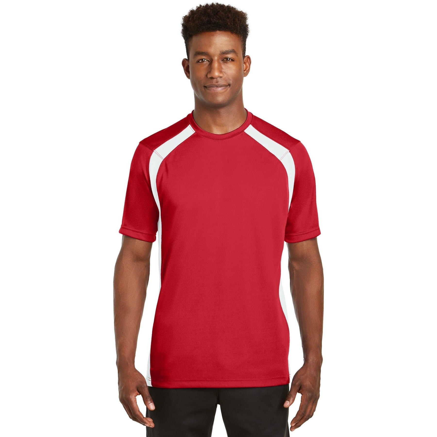 Sport-Tek-Sport-Tek® Dry Zone® Colorblock Crew. T478-MedTech-4