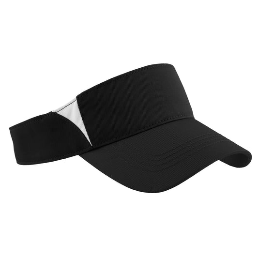 Sport-Tek-Sport-Tek® Dry Zone® Colorblock Visor. STC13-MedTech-1