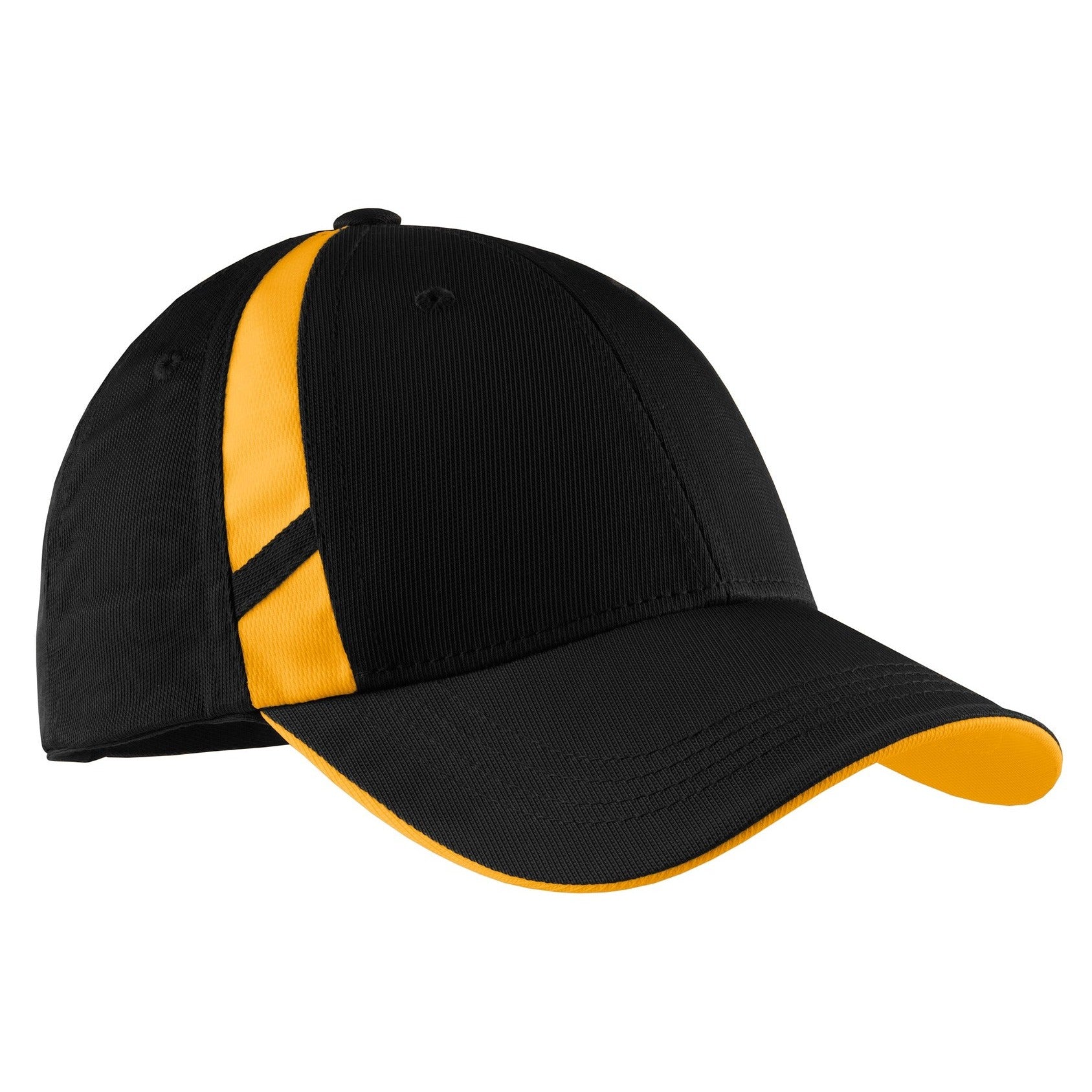 Sport-Tek-Sport-Tek® Dry Zone® Mesh Inset Cap. STC12-MedTech-1
