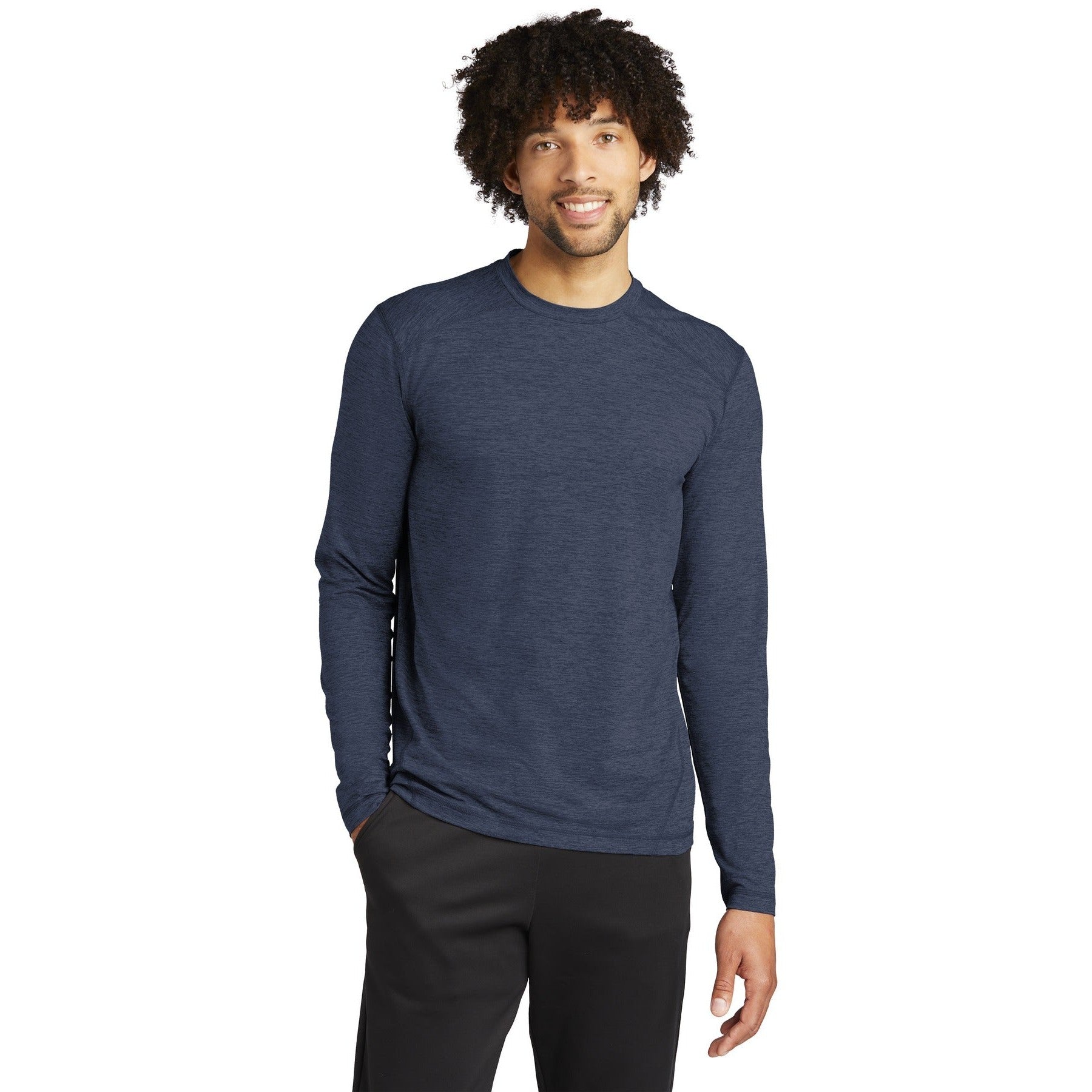 Sport-Tek-Sport-Tek ® Exchange 1.5 Long Sleeve Crew. ST710-MedTech-1