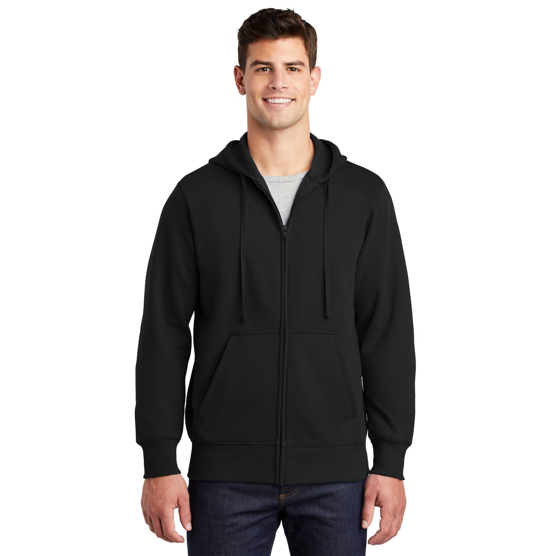 Sport-Tek-Sport-Tek® Full-Zip Hooded Sweatshirt. ST258-MedTech-1