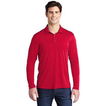Sport-Tek-Sport-Tek ® Posi-UV® Pro Long Sleeve Polo. ST520LS-MedTech-7