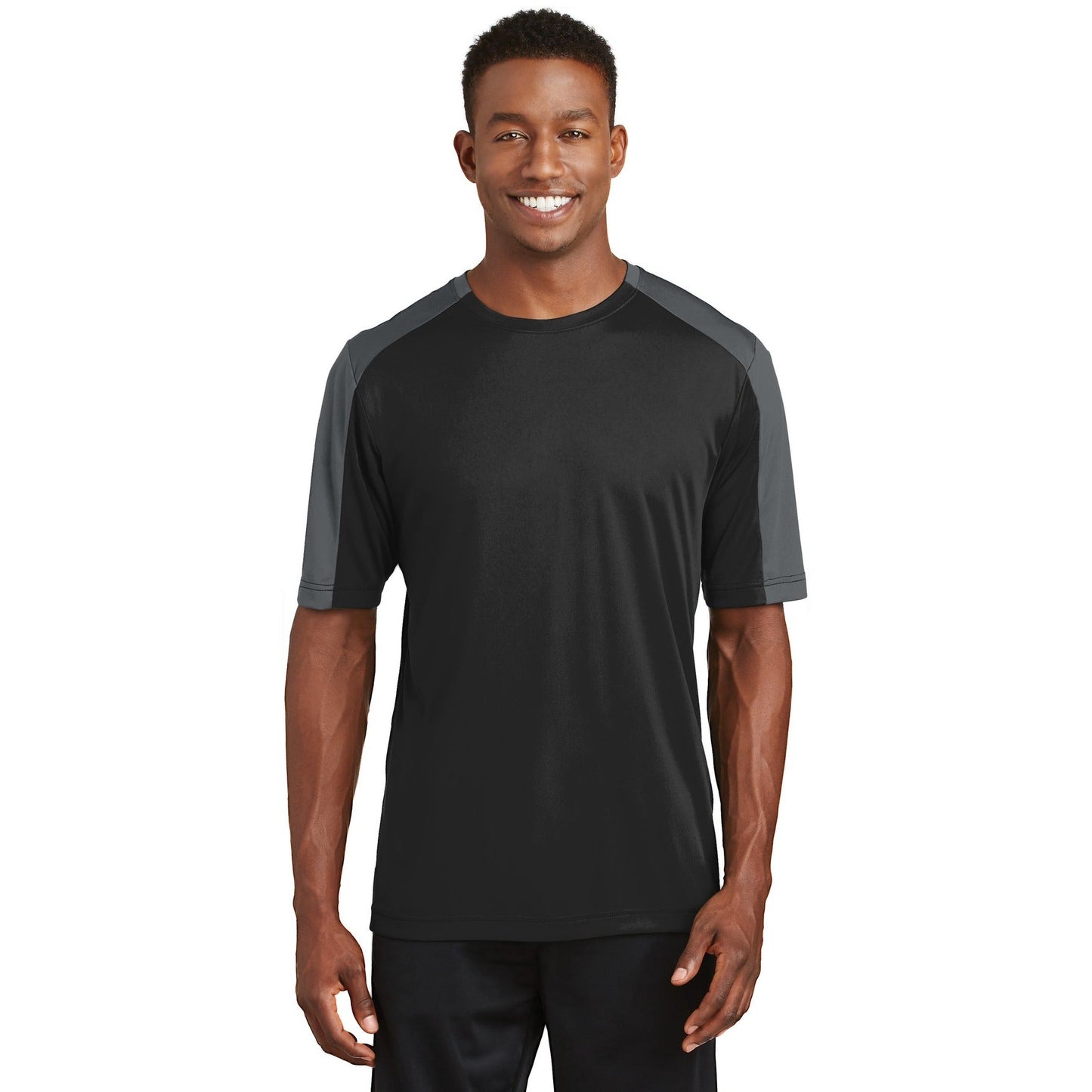 Sport-Tek-Sport-Tek® PosiCharge® Competitor™ Sleeve-Blocked Tee. ST354-MedTech-1