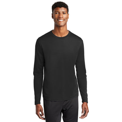 Sport-Tek-Sport-Tek® PosiCharge® RacerMesh® Long Sleeve Tee. ST340LS-MedTech-1
