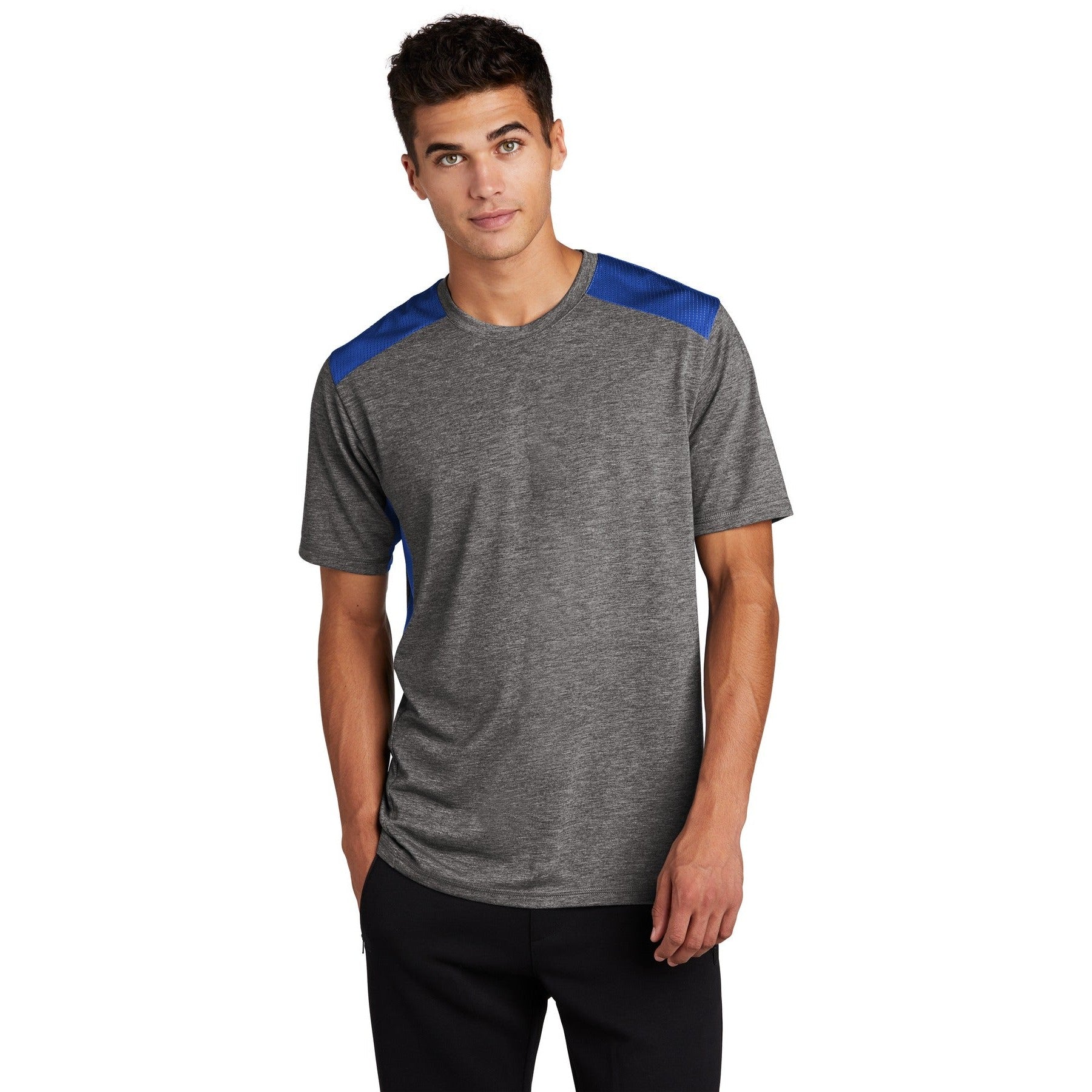 Sport-Tek-Sport-Tek ® PosiCharge ® Tri-Blend Wicking Draft Tee. ST410-MedTech-6