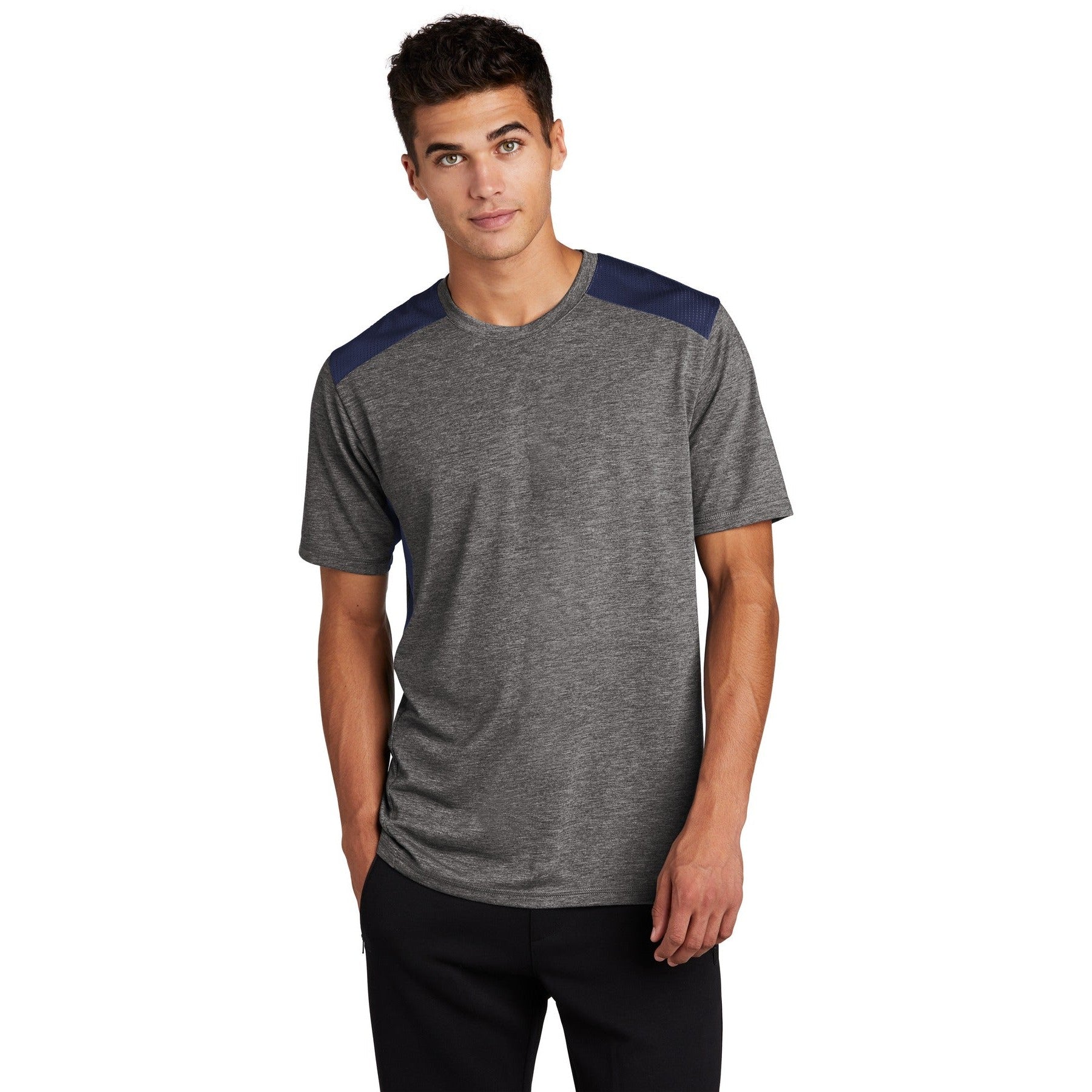 Sport-Tek-Sport-Tek ® PosiCharge ® Tri-Blend Wicking Draft Tee. ST410-MedTech-4