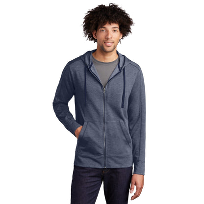 Sport-Tek-Sport-Tek ® PosiCharge ® Tri-Blend Wicking Fleece Full-Zip Hooded Jacket ST293-MedTech-3
