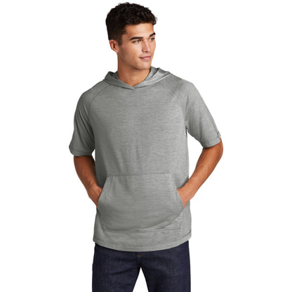 Sport-Tek-Sport-Tek ® PosiCharge ® Tri-Blend Wicking Short Sleeve Hoodie. ST404-MedTech-3