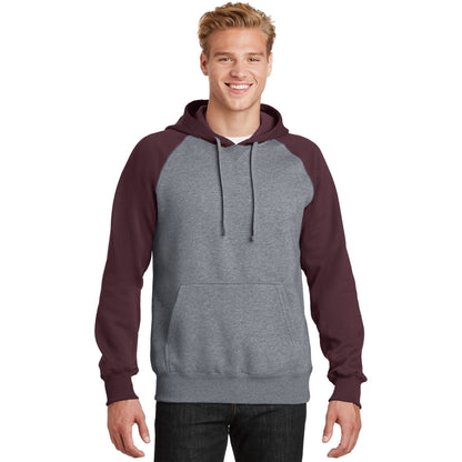 Sport-Tek-Sport-Tek® Raglan Colorblock Pullover Hooded Sweatshirt. ST267-MedTech-3