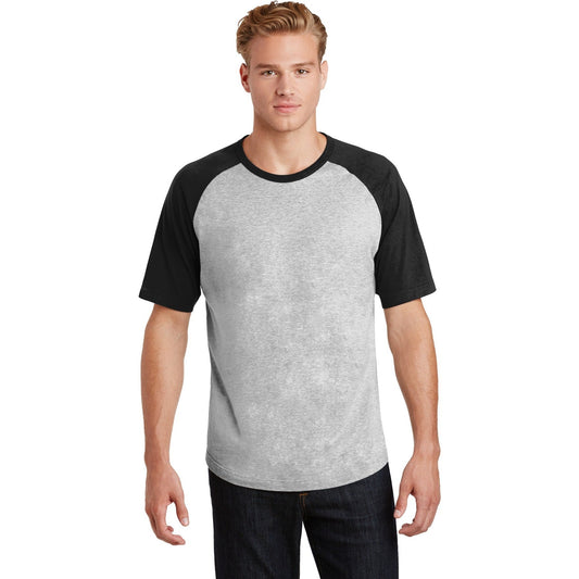 Sport-Tek-Sport-Tek® Short Sleeve Colorblock Raglan Jersey. T201-MedTech-1